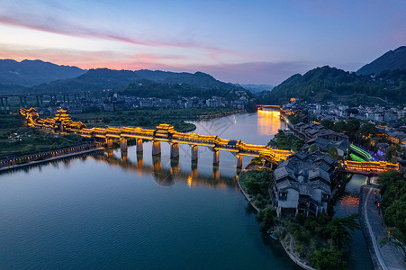 重庆黔江濯水古镇5A景区重庆山水高清图片素材