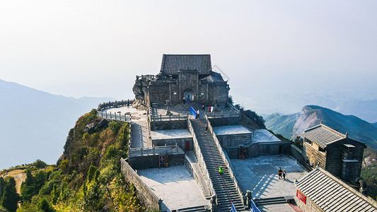 5A五岳之一衡山祝融峰背景图片