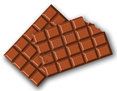 巧克力棒的插图背景图片