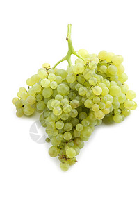 白色生食绿葡萄上的对象图片
