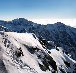 斯洛伐克冬季高塔特拉山脉图片