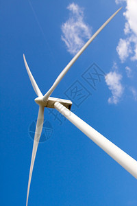 风能涡轮发电站图片