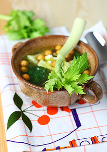 低热量蔬菜汤图片