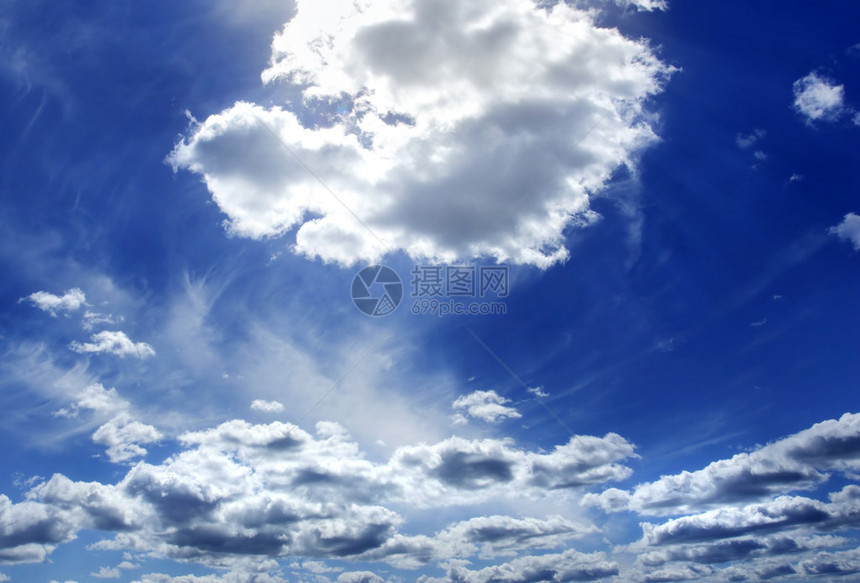 云和蓝天图片