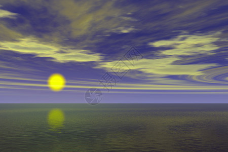 日出是心灵平静冥想和谐的象征图片