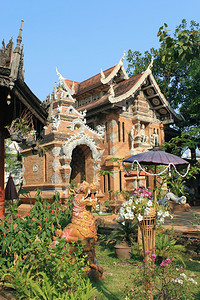 泰国清迈佛教寺院图片