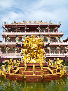 纳贾女神在泰国清布里Vertical中图片