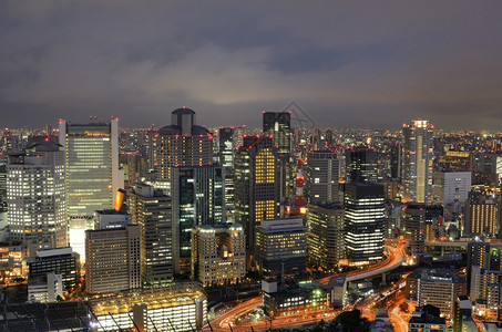 日本第二大城市大阪的高层建筑图片