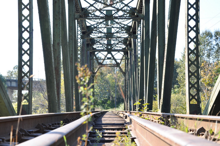 宏观铁路桥图片