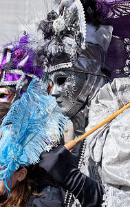 威尼斯狂欢节的面具图片