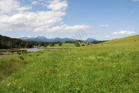 Karwendel山脉湖德图片