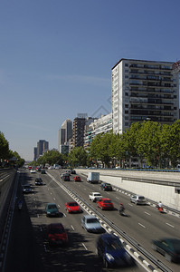 马德里交通瘫痪图片