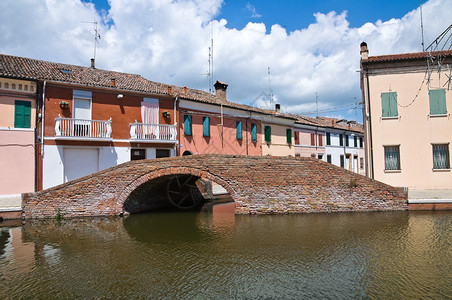 西斯提桥Comacchio意大利艾蜜图片