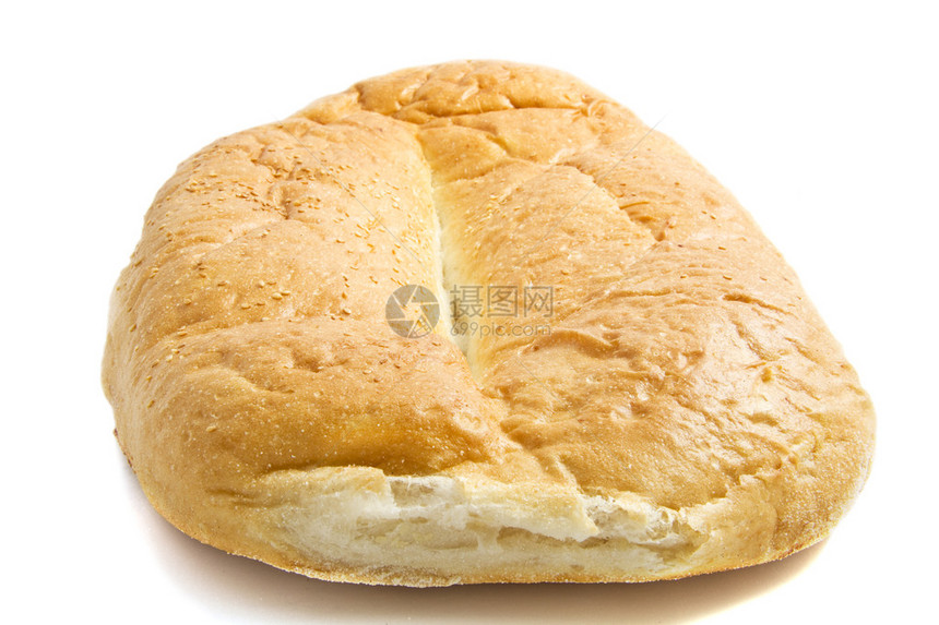 清鲜的土豆大面包孤图片