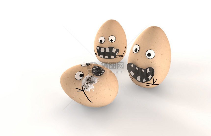 3个鸡蛋和人类情感显然是被朋友用鸟粪砸到他身上来图片