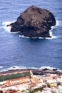 大西洋沿岸的小城镇GarachicoGarachico是Tenerife北岸图片