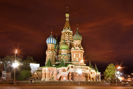 莫斯科圣巴西尔大教堂风图片