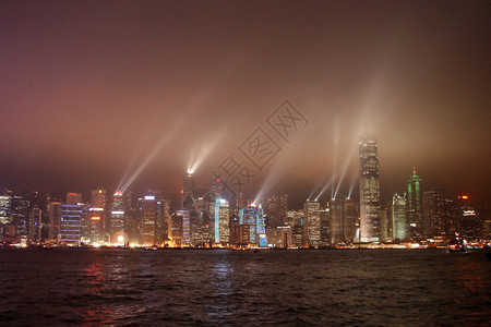 香港天际线光之交响曲香港图片