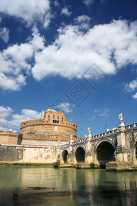 圣天使城堡与罗马的桥梁图片