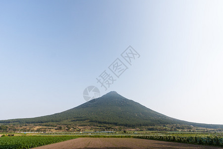 Kyushu边缘的Kaimon山凯图片