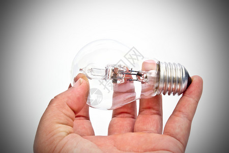 灯泡是集思广益或节省电力和能源的概念图片