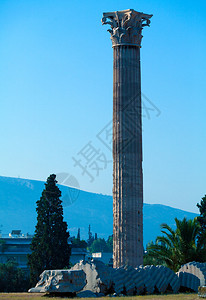 希腊雅典奥林山宙斯圣殿奥林匹亚附图片