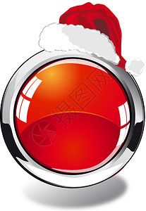 圣诞节web按钮的插图图片