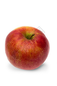 白色背景上的红色花园苹果图片
