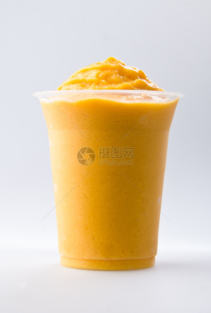 芒果酸奶牛奶昔图片