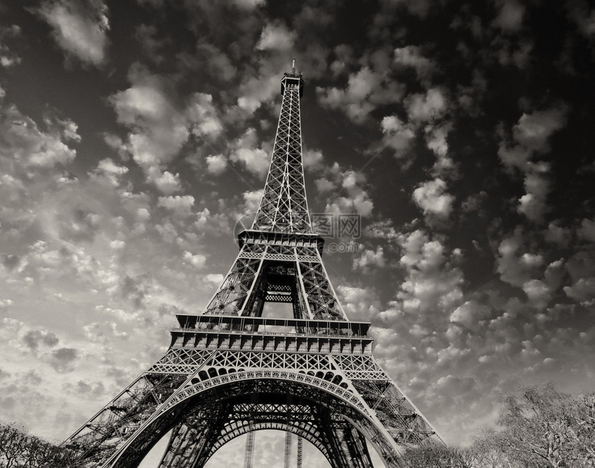 巴黎埃菲尔铁塔的美景和图片