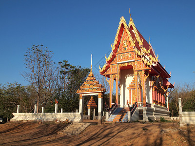 泰国寺的礼拜堂图片