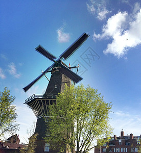 阿姆斯特丹风车图片