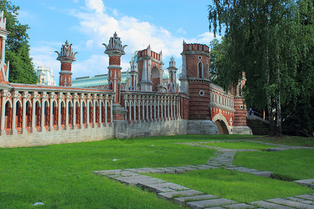 莫斯科历史和建筑博物馆保留地Tsaritsy图片