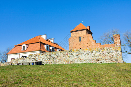波兰Liw的中世纪城堡图片