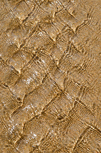 沙子上的海波纹理图片