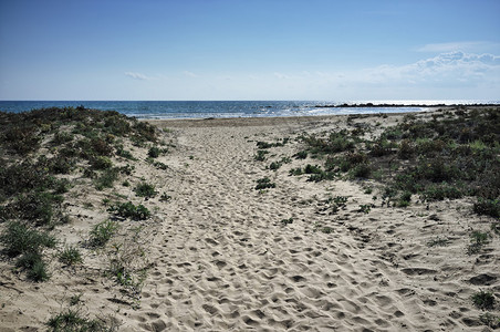 意大利西里南沙海岸地中海图片