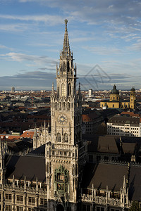 德国巴伐利亚的慕尼黑新的市政厅图片