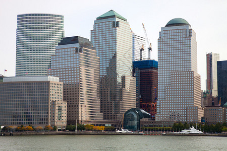 曼哈顿纽约市的摩天大楼图片