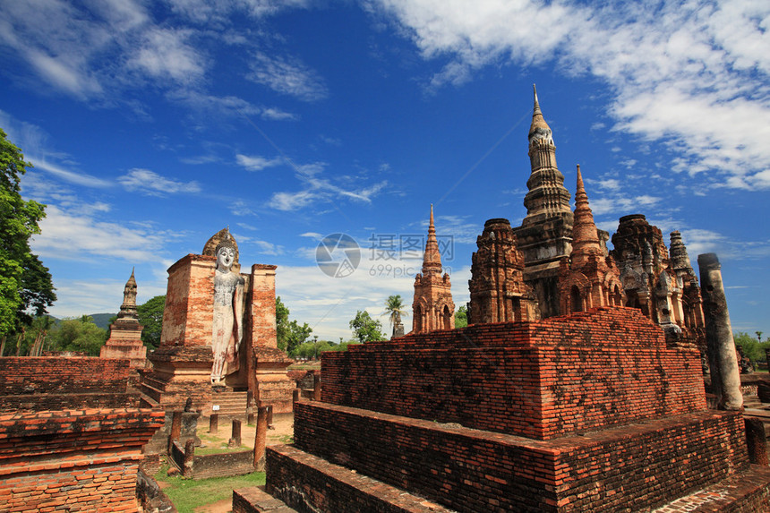 Sukhothai历史公园Unesco世界遗产图片