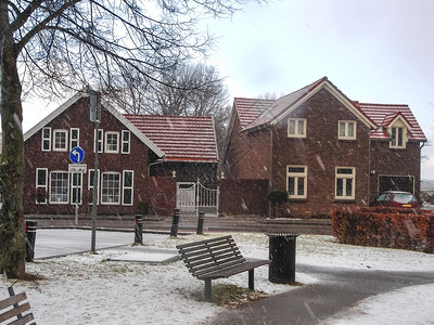 荷兰Heerlen镇冬图片