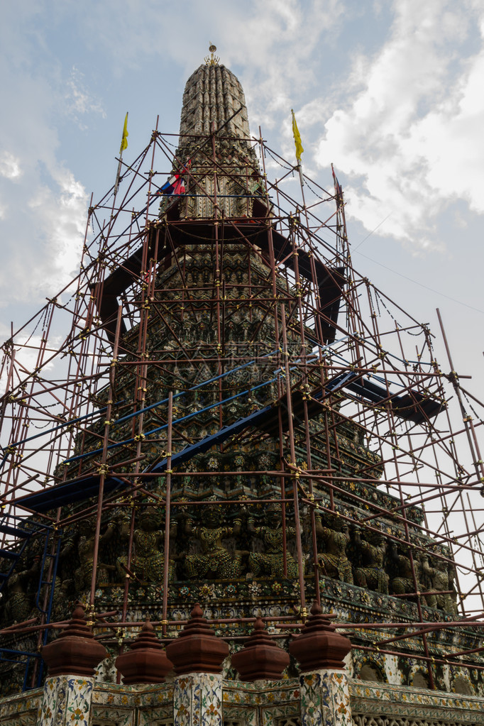 黎明寺在建设中图片