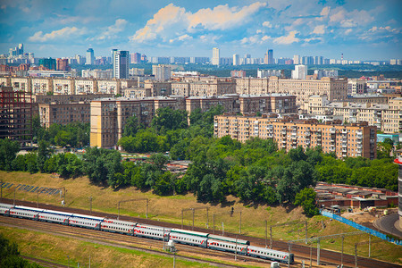 莫斯科城市地貌图片