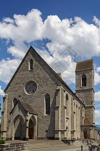 Rappperswil的圣约翰教堂是混合风格的教堂图片