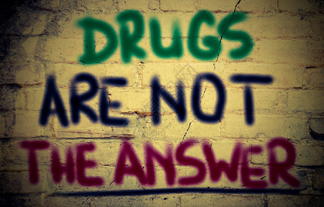 药物不是答案概念图片