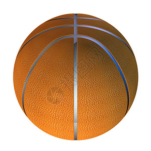 数字化的白背景篮球插图以图片