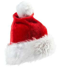 圣诞老人红色帽子白图片