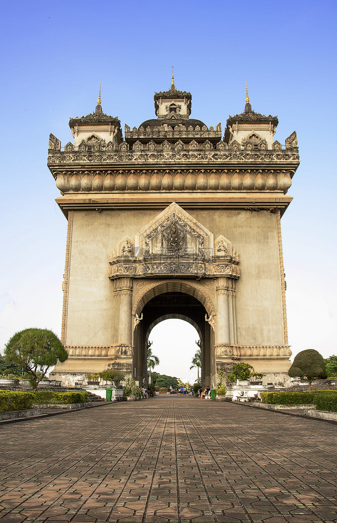 老挝首都万象的Patuxa图片