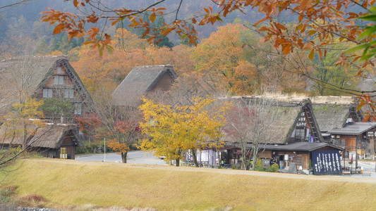 白川高山古老村庄图片