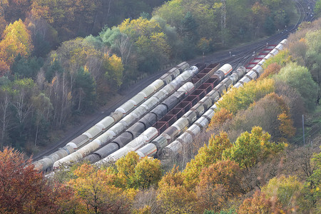 铁路院子景图片