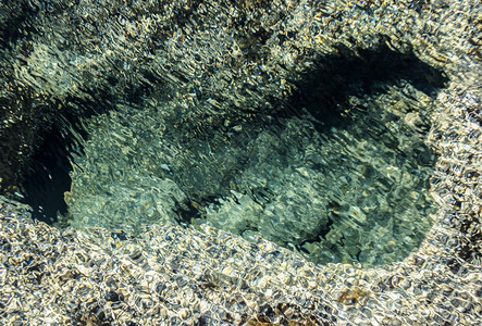 沿海水域的海水被图片